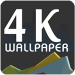 4k wallpapers android application logo